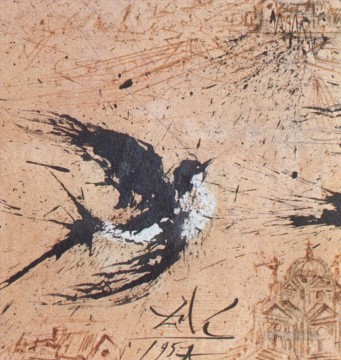 抽象的かつ装飾的 Painting - ツバメのシュルレアリスム